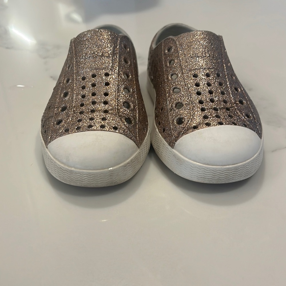 Natives Jefferson Bling Glitter toddler shoes